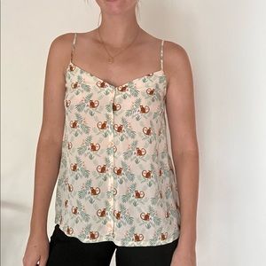 Des petits hauts printed top